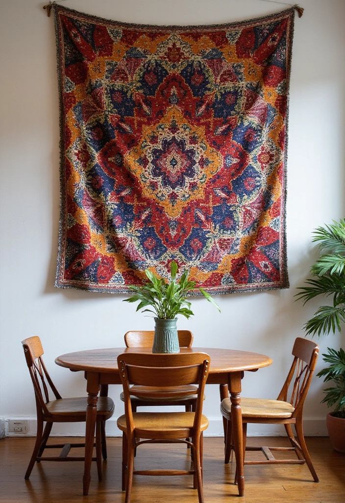 28 Dining Room Wall Decor Trends That Make a Statement 8 28 Dining Room Wall Decor Trends That Make a Statement - 8. Woven Textiles