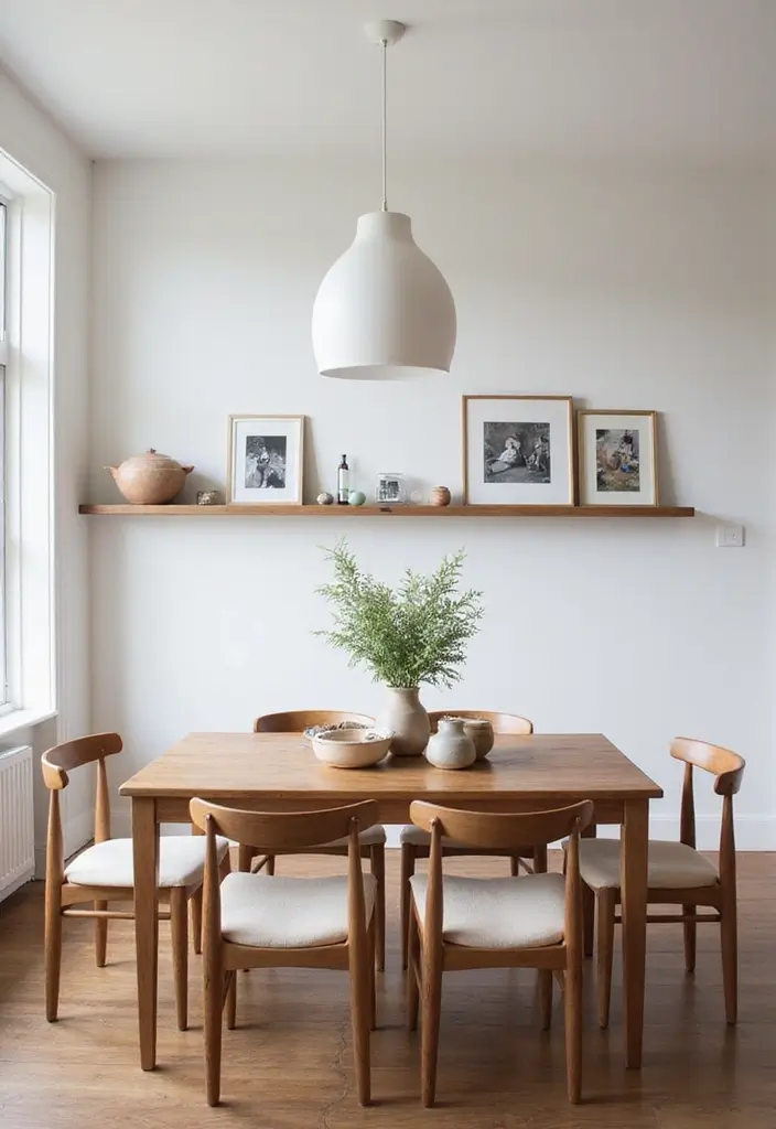 28 Minimalist Dining Room Designs That Feel Modern and Calm - 15. Personal Touches