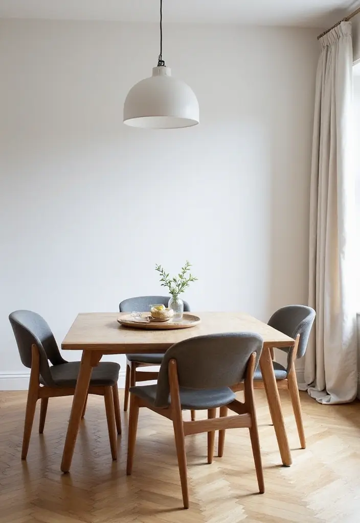28 Minimalist Dining Room Designs That Feel Modern and Calm - 20. Family-Friendly Designs