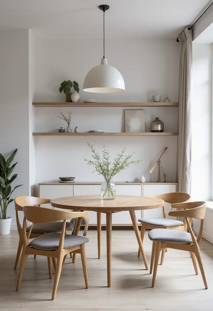 28 Minimalist Dining Room Designs That Feel Modern and Calm - 4. Scandinavian Simplicity