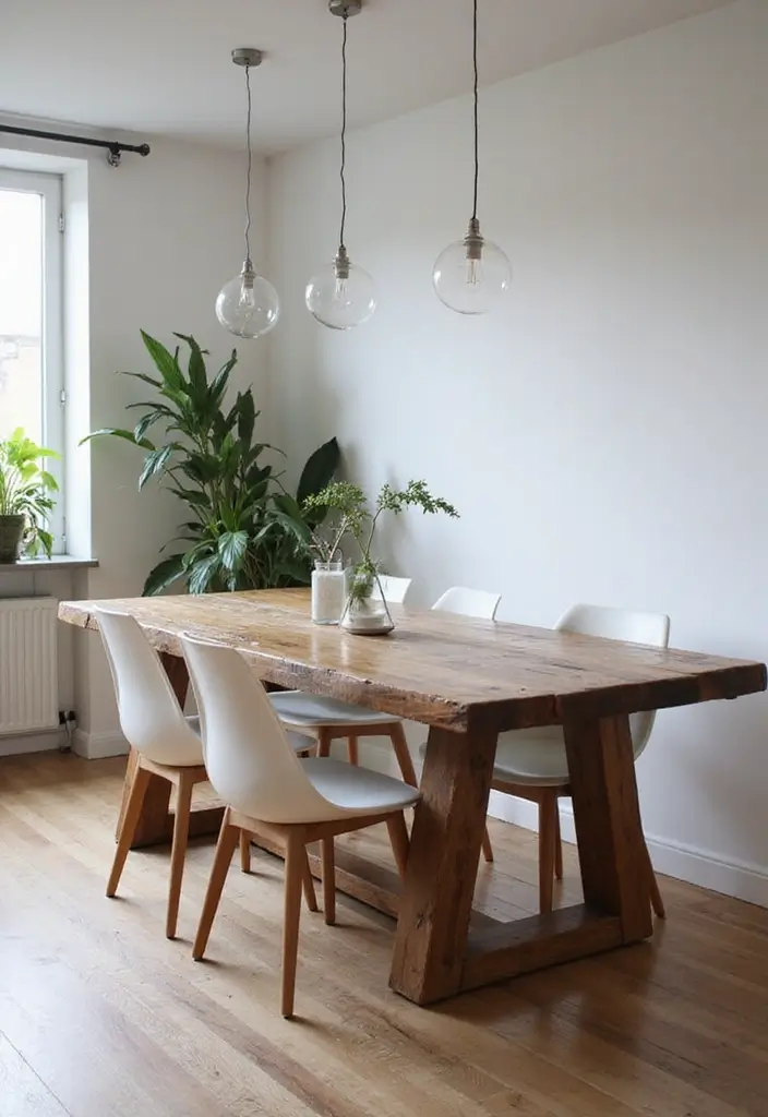 28 Modern Dining Room Ideas for a Sleek, Fresh Look - 1. Nature-Inspired Wood Elements