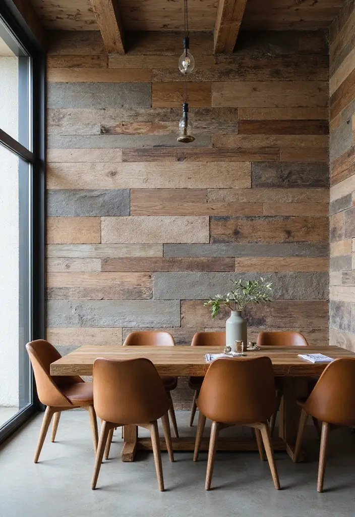 28 Modern Dining Room Ideas for a Sleek, Fresh Look - 24. Textured Walls