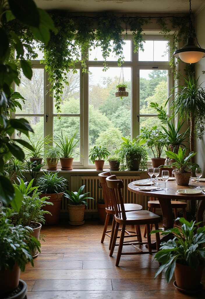 28 Modern Dining Room Ideas for a Sleek, Fresh Look - 8. Indoor Gardens