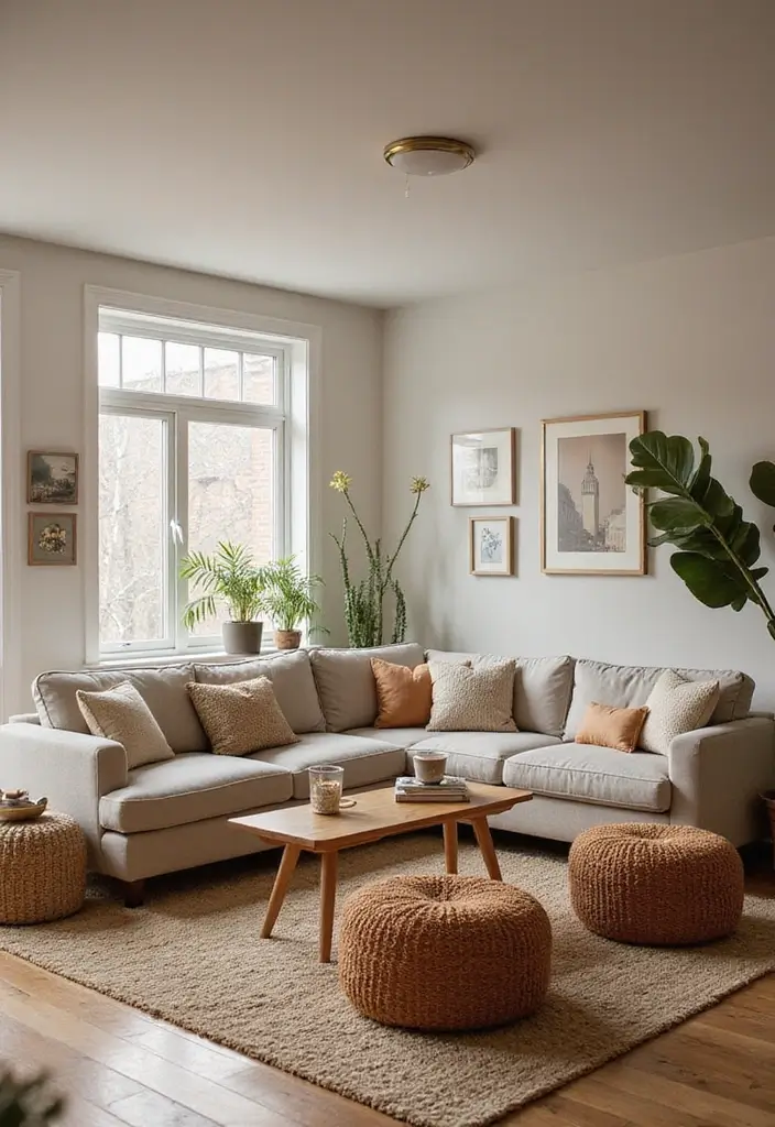 28 Open Concept Living Room and Dining Room Layouts That Work 1 28 Open Concept Living Room and Dining Room Layouts That Work - 1. Cozy Nook with Multifunctional Furniture
