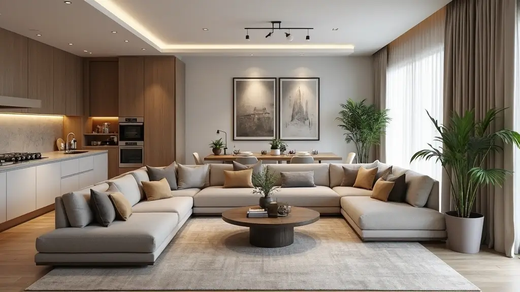 28 Open Concept Living Room and Dining Room Layouts That Work