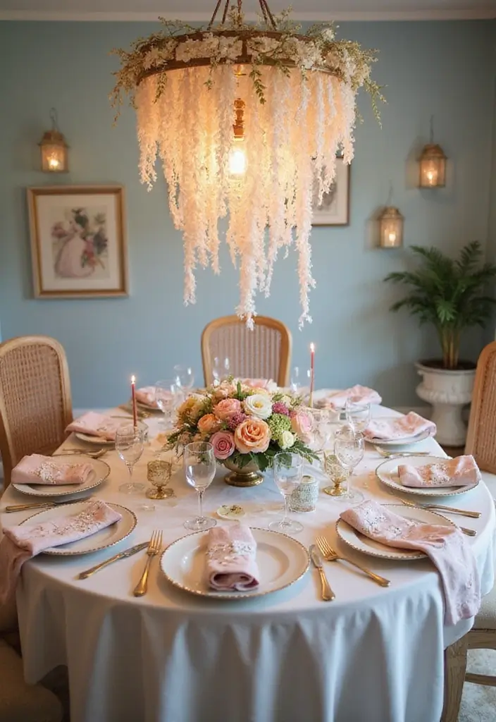 28 Stunning Decorating Dining Room Table Ideas for Any Season - 12. Whimsical Fairy Tale