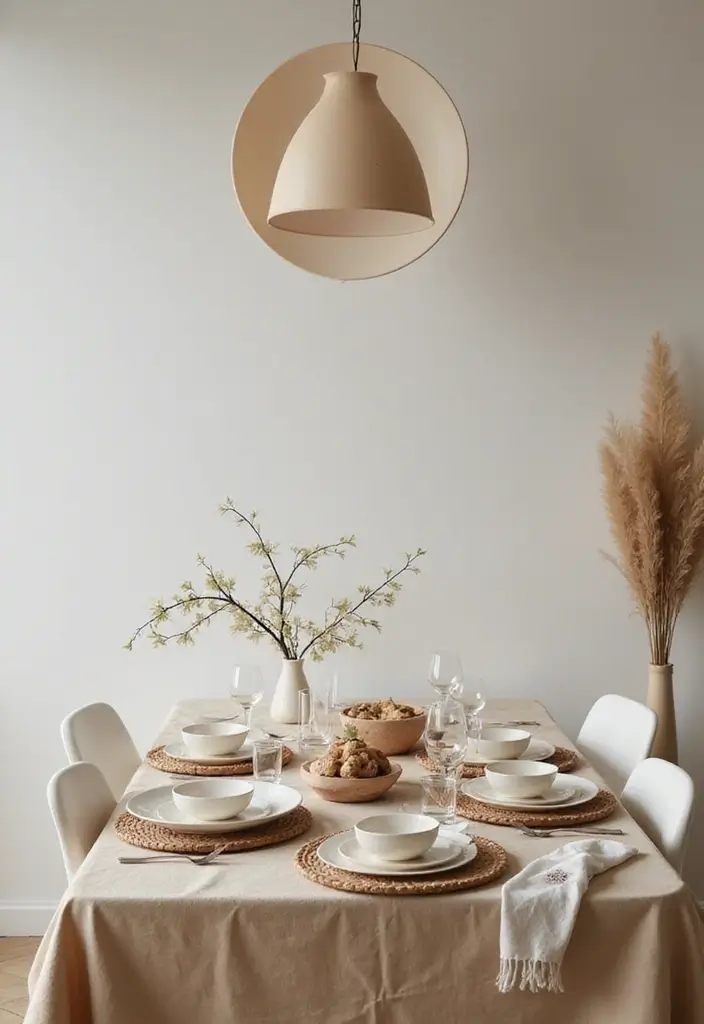 28 Stunning Decorating Dining Room Table Ideas for Any Season - 27. Mindful Eating Space