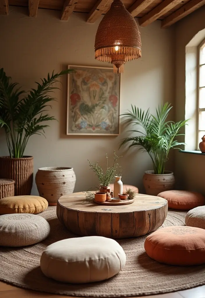 29 Boho Dining Room Styles That Feel Cozy and Eclectic - 3. Cozy Seating Arrangements