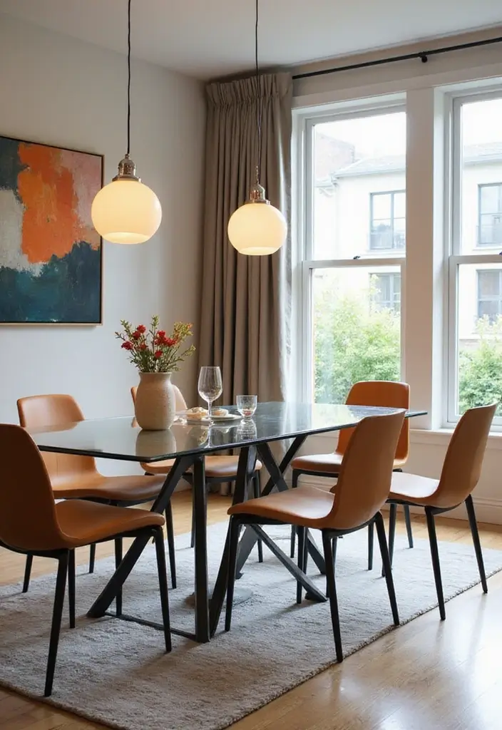 29 Casual Dining Room Ideas Perfect for Everyday Living 18 29 Casual Dining Room Ideas Perfect for Everyday Living - 19. Contemporary Chic