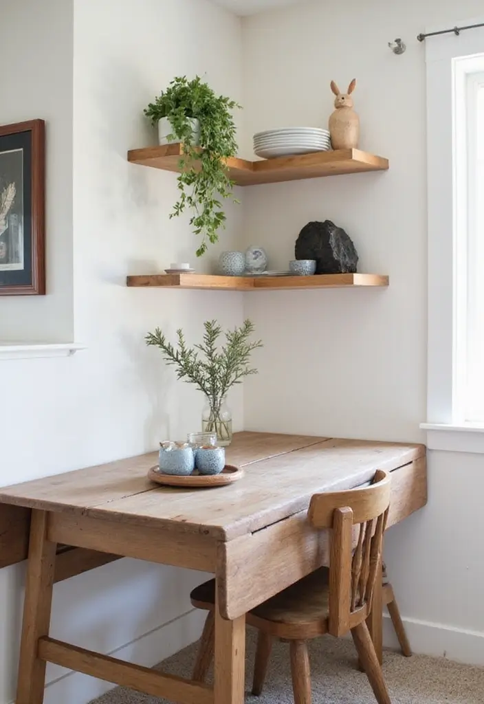 29 Casual Dining Room Ideas Perfect for Everyday Living 23 29 Casual Dining Room Ideas Perfect for Everyday Living - 24. Wall-mounted Solutions