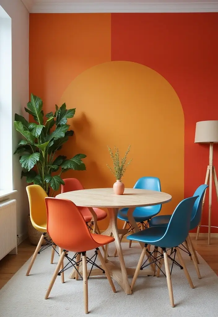 29 Casual Dining Room Ideas Perfect for Everyday Living 4 29 Casual Dining Room Ideas Perfect for Everyday Living - 5. Bold Colors
