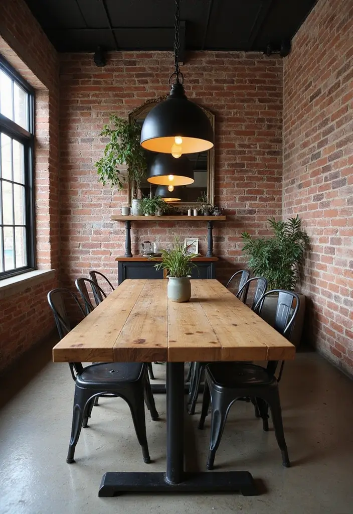 29 Casual Dining Room Ideas Perfect for Everyday Living 8 29 Casual Dining Room Ideas Perfect for Everyday Living - 9. Industrial Vibes