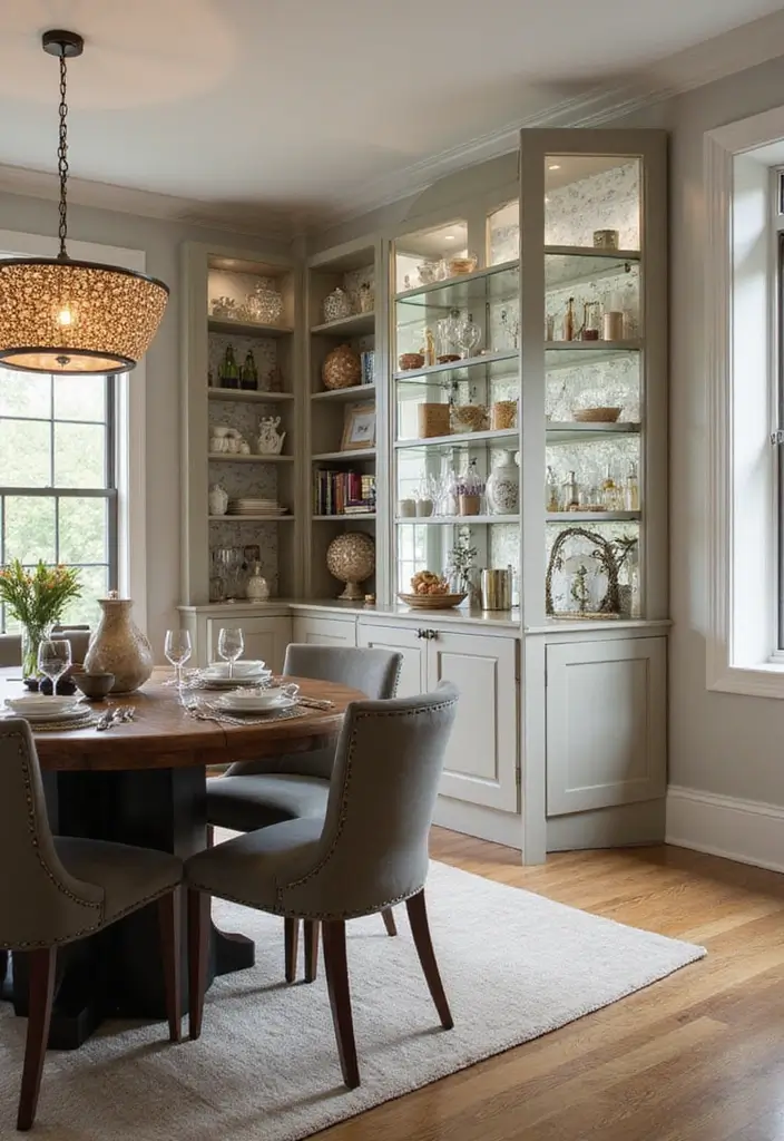 29 Contemporary Dining Room Styles That Feel Fresh - 28. Partitioned Spaces