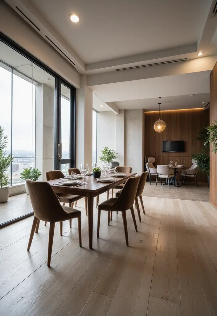 29 Contemporary Dining Room Styles That Feel Fresh - 8. Open Concept Dining