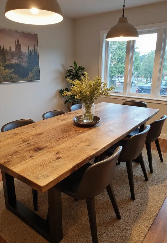 29 Dining Room Decoration Tricks to Refresh Instantly 19 29 Dining Room Decoration Tricks to Refresh Instantly - 19. Incorporate Reclaimed Wood