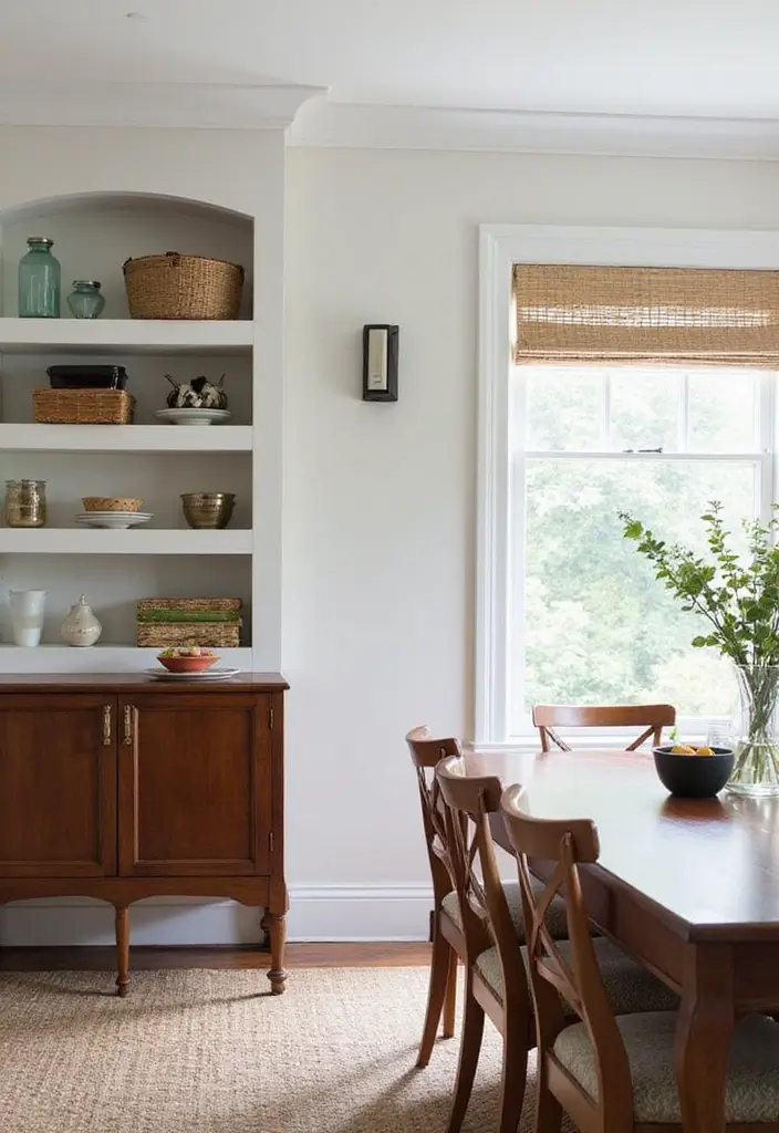 29 Dining Room Decoration Tricks to Refresh Instantly 21 29 Dining Room Decoration Tricks to Refresh Instantly - 21. Functional Yet Stylish Storage