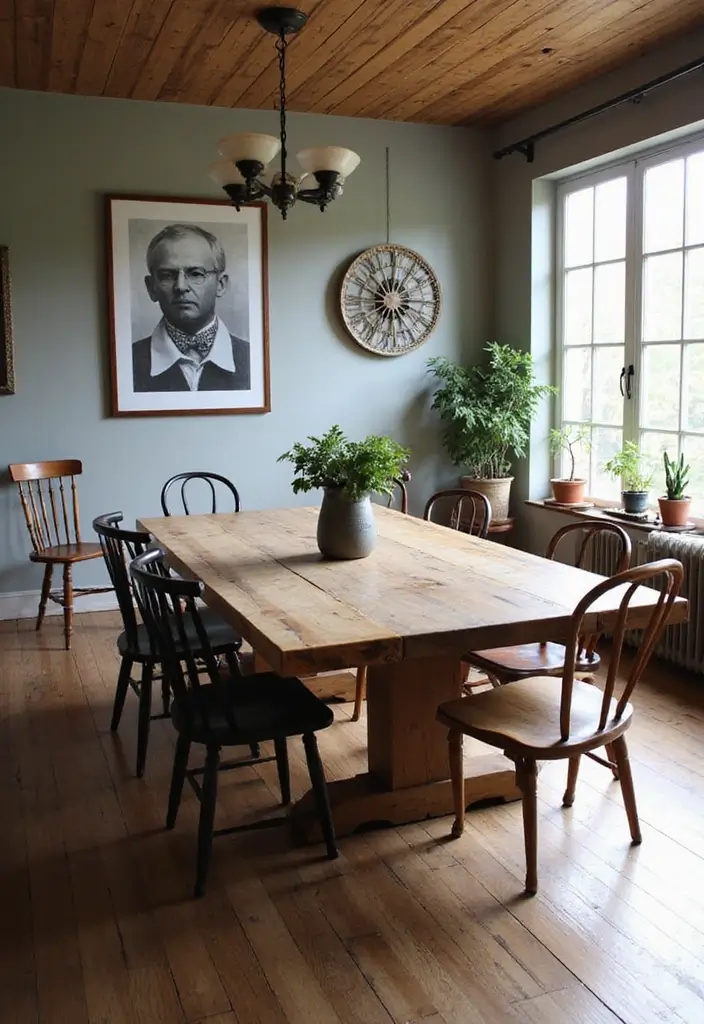 29 Dining Room Ideas That Instantly Upgrade Your Home - 1. Reclaimed Wood Elegance