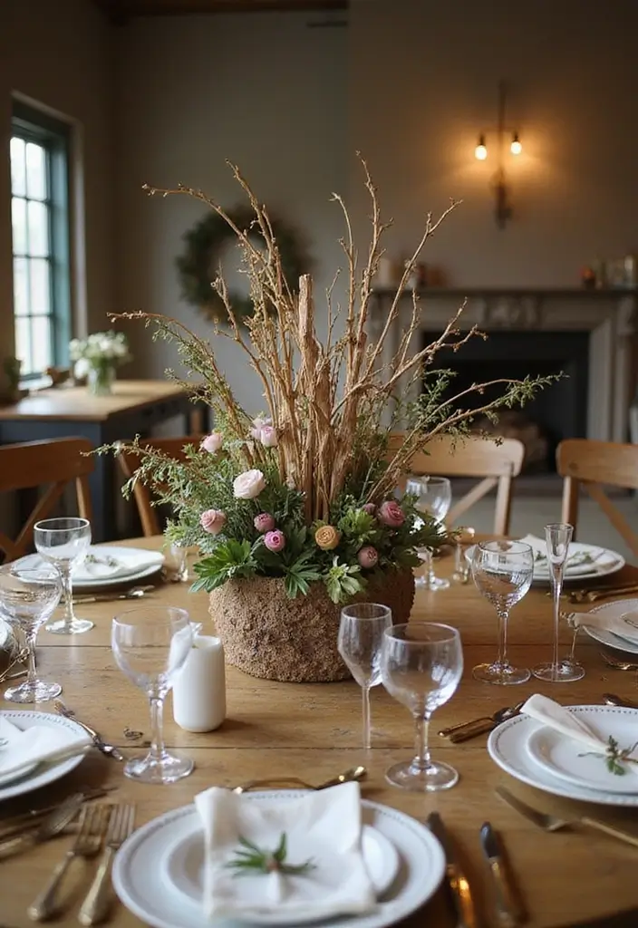 29 Dining Room Ideas That Instantly Upgrade Your Home - 13. Artistic Centerpieces