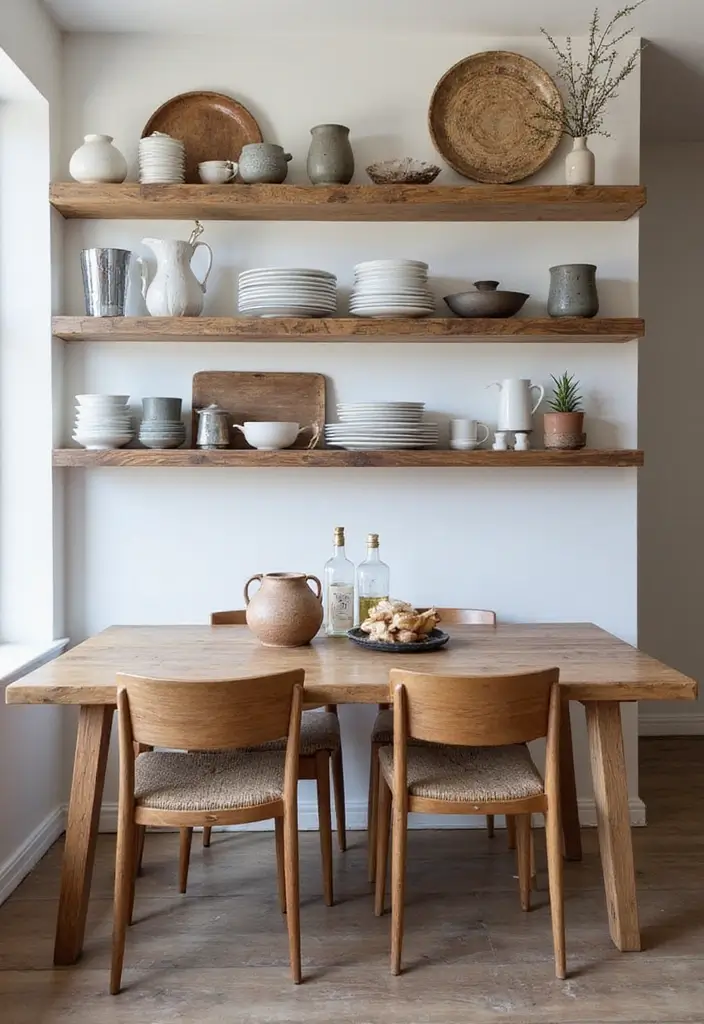 29 Dining Room Ideas That Instantly Upgrade Your Home - 14. Open Shelving