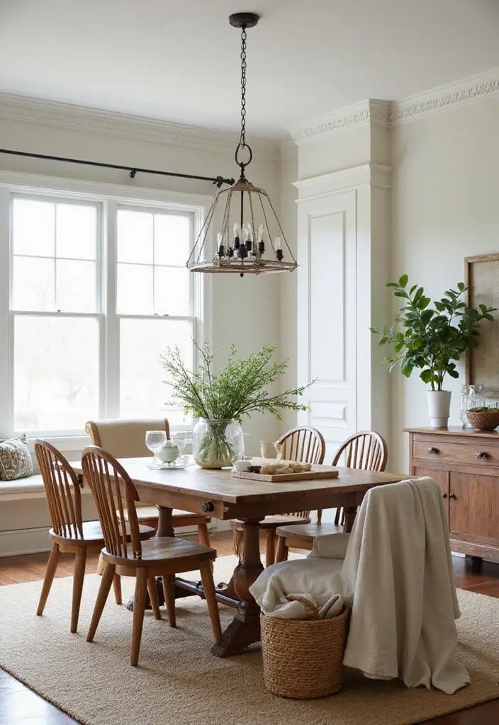 29 Dining Room Molding Ideas That Add Dimension 20 29 Dining Room Molding Ideas That Add Dimension - 20. Farmhouse Beaded Molding