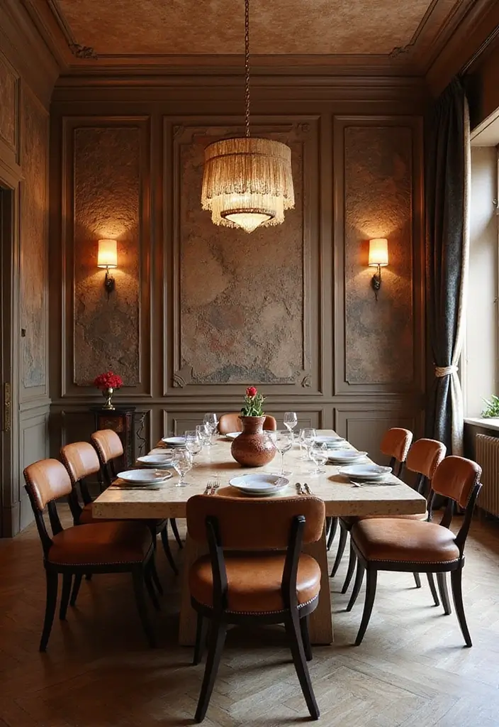 29 Dining Room Molding Ideas That Add Dimension 23 29 Dining Room Molding Ideas That Add Dimension - 23. Textured Molding