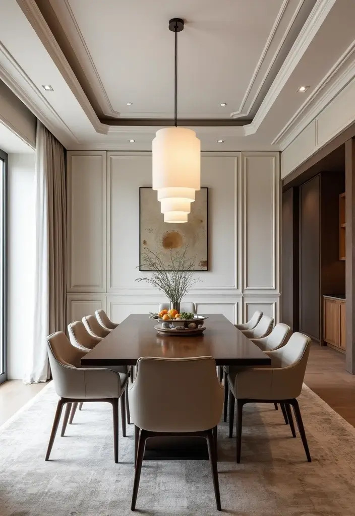 29 Dining Room Molding Ideas That Add Dimension 27 29 Dining Room Molding Ideas That Add Dimension - 27. Floating Molding