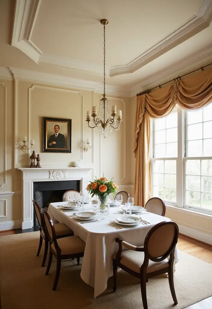 29 Dining Room Molding Ideas That Add Dimension 6 29 Dining Room Molding Ideas That Add Dimension - 6. Cove Molding