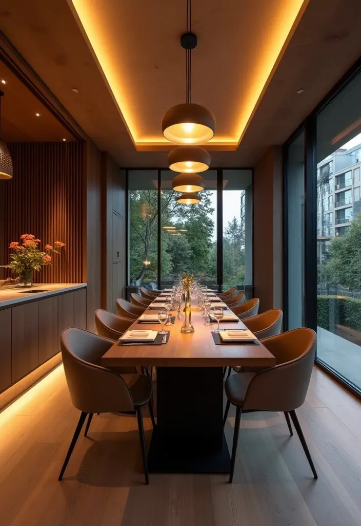 29 Luxury Dining Room Inspirations for a Glamorous Look - 20. Incorporating Technology