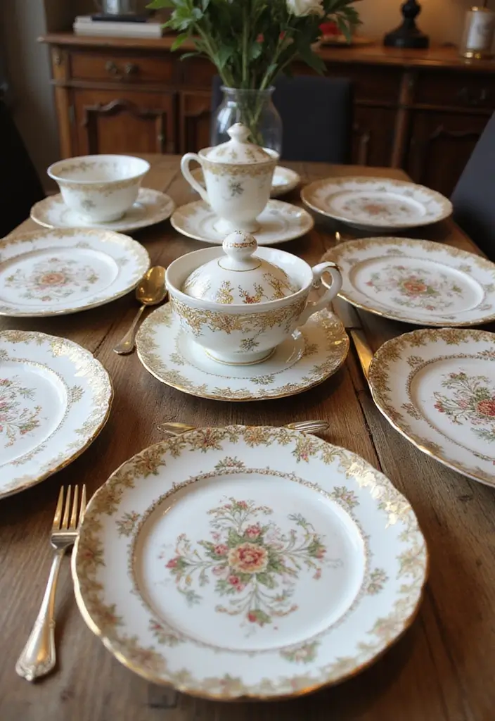 29 Luxury Dining Room Inspirations for a Glamorous Look - 22. Elegant Dinnerware