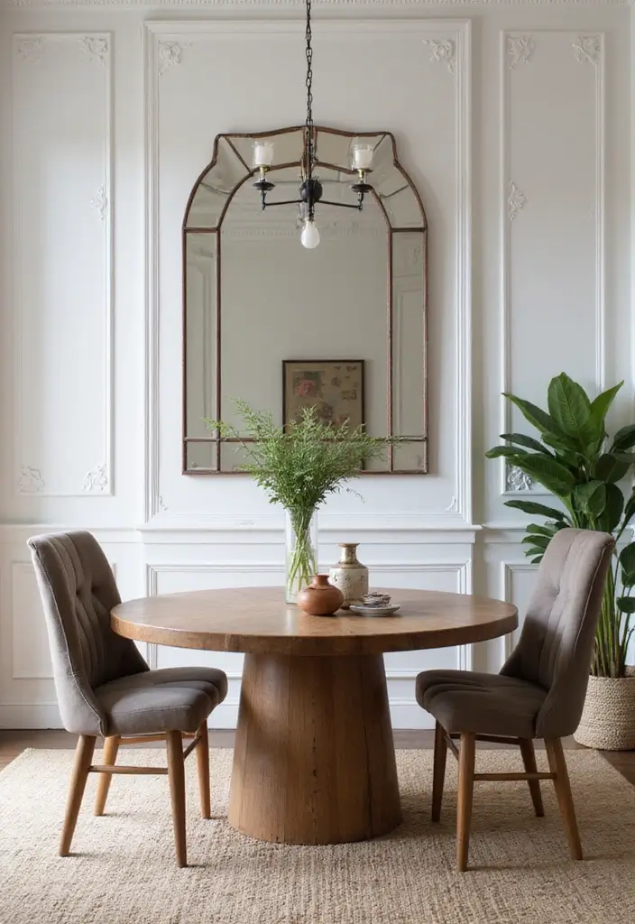 29 Mirror in Dining Room Ideas for Bigger, Brighter Spaces - 12. Decorative Mirror Frames