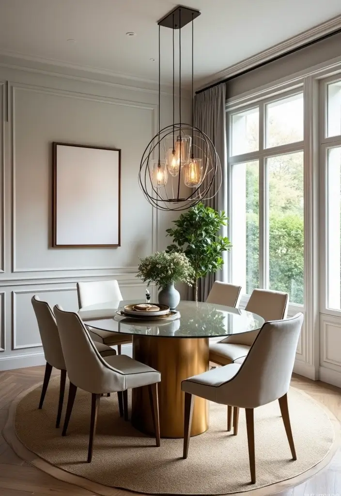 29 Mirror in Dining Room Ideas for Bigger, Brighter Spaces - 2. Mirrored Furniture