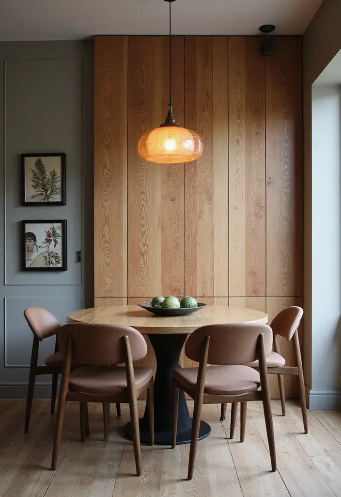30 Dining Room Accent Wall Ideas That Add Personality - 2. Textured Wall Panels