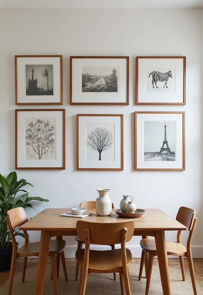 30 Dining Room Gallery Wall Inspirations You’ll Adore 24 30 Dining Room Gallery Wall Inspirations You’ll Adore - 24. Layering Techniques