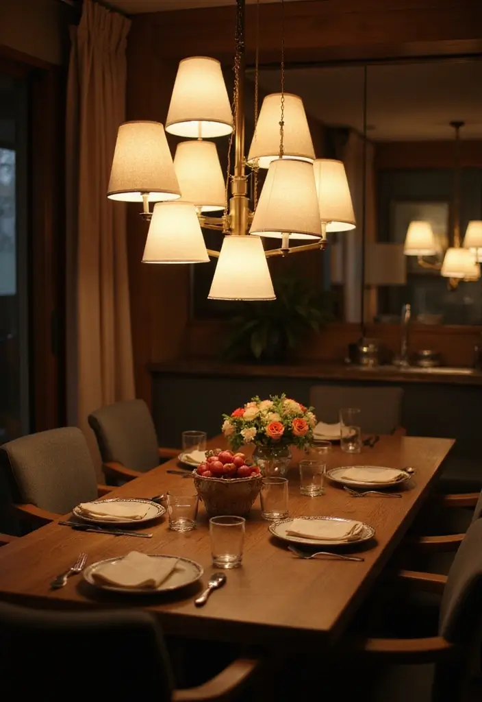 30 Dining Room Lighting Ideas That Transform the Whole Space - 16. Clustered Table Lamps