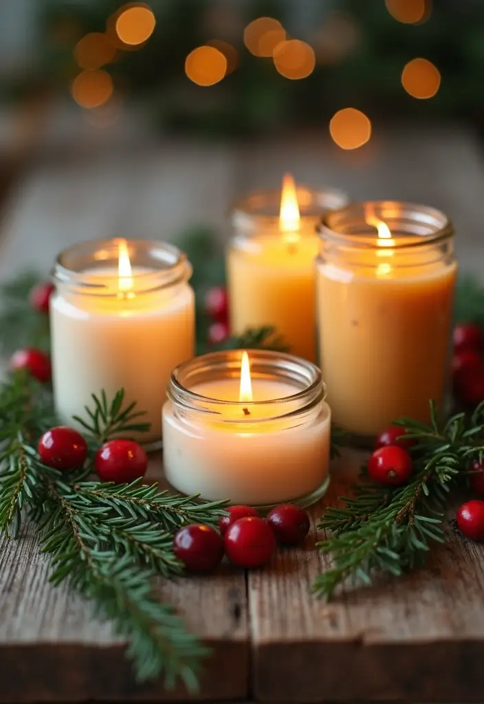 30 Dining Room Table Christmas Decor Inspirations Full of Holiday Spirit 3 30 Dining Room Table Christmas Decor Inspirations Full of Holiday Spirit - 3. Eco-Friendly Candle Displays