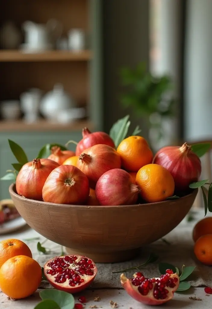 30 Dining Room Table Christmas Decor Inspirations Full of Holiday Spirit 5 30 Dining Room Table Christmas Decor Inspirations Full of Holiday Spirit - 5. Seasonal Fruit Arrangements