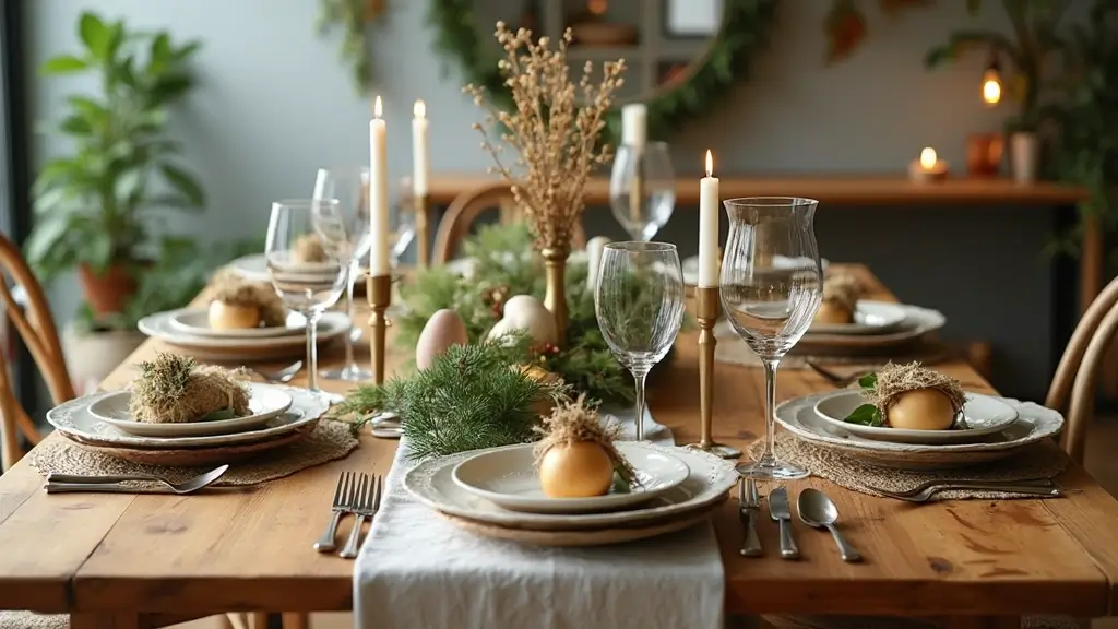 30 Dining Room Table Christmas Decor Inspirations Full of Holiday Spirit