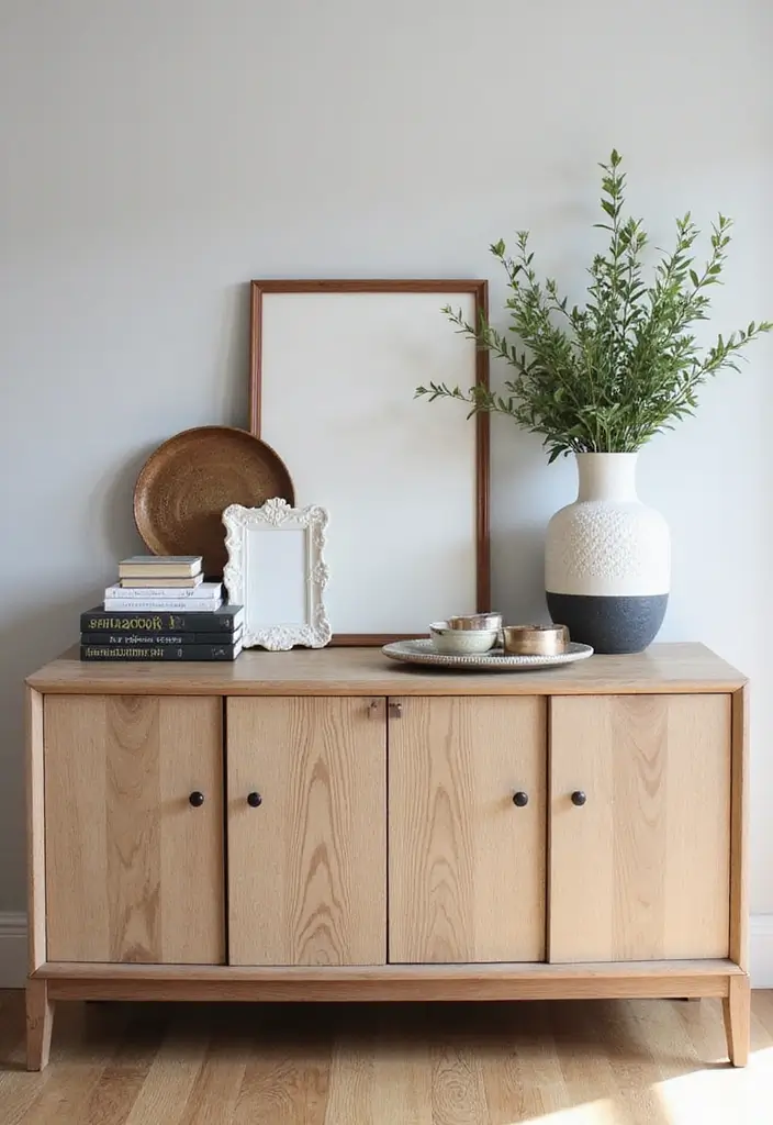 30 Dining Room with Sideboard Styling Tips You’ll Love 17 30 Dining Room with Sideboard Styling Tips You’ll Love - 17. Layered Displays