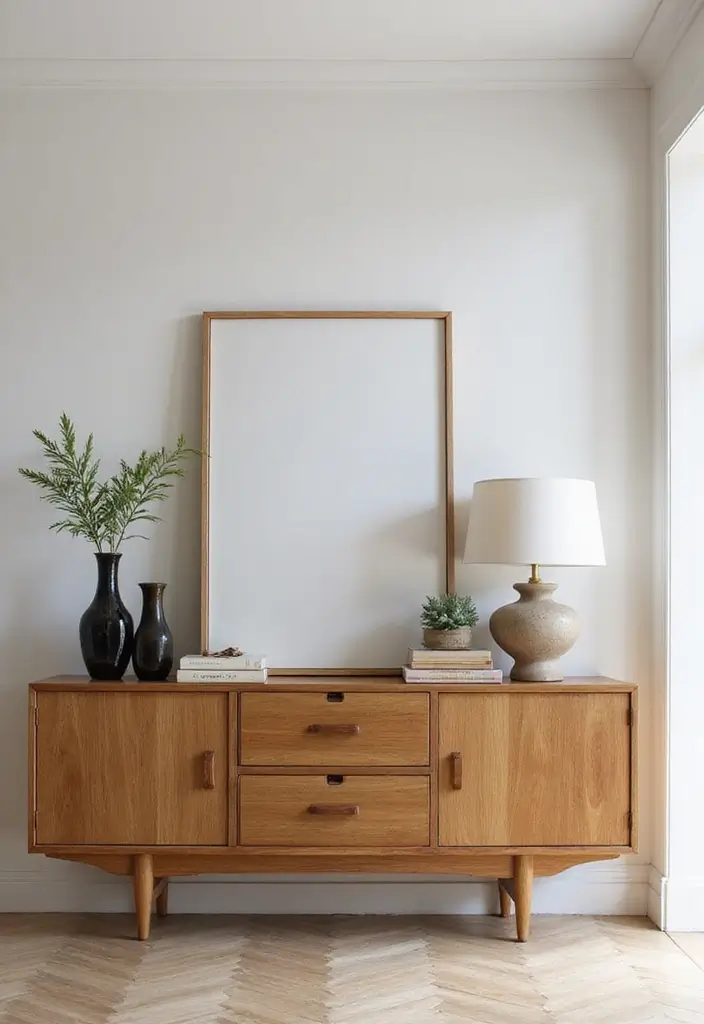 30 Dining Room with Sideboard Styling Tips You’ll Love 19 30 Dining Room with Sideboard Styling Tips You’ll Love - 19. Play with Height