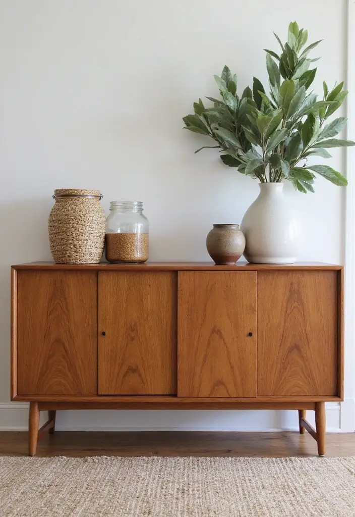 30 Dining Room with Sideboard Styling Tips You’ll Love 20 30 Dining Room with Sideboard Styling Tips You’ll Love - 20. Use Unique Containers
