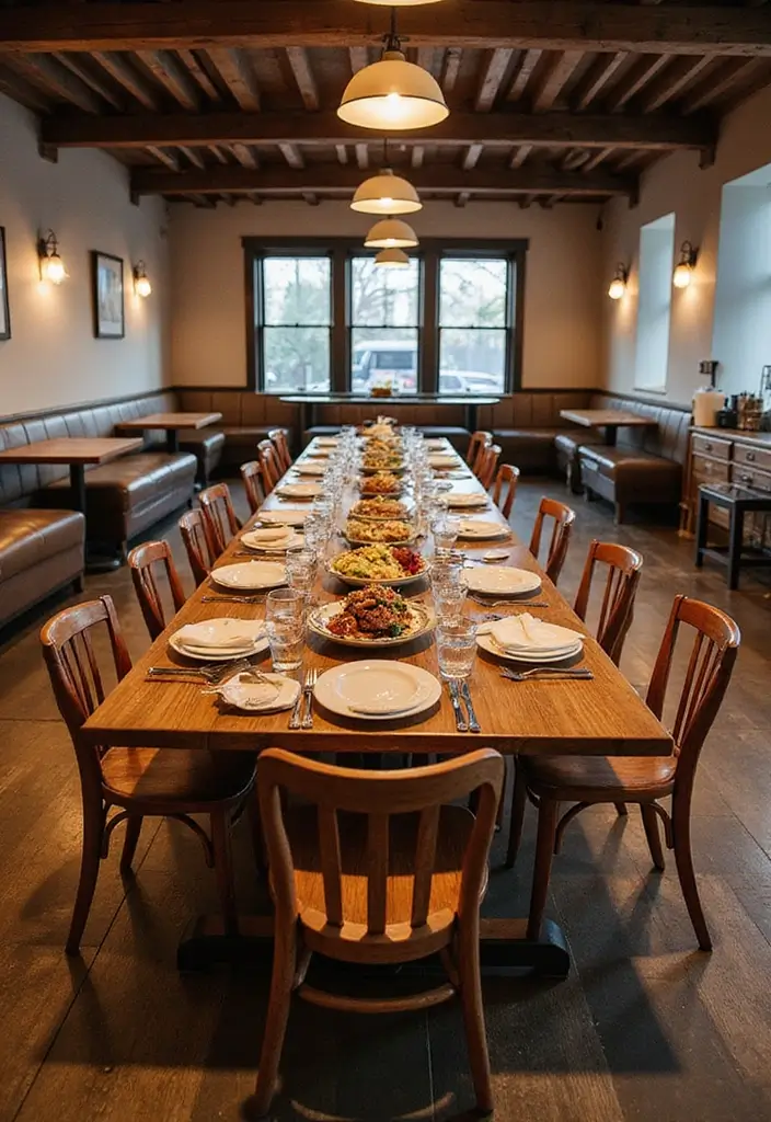 30 Huge Dining Room Layouts That Wow Every Guest - 14. Family-Style Dining