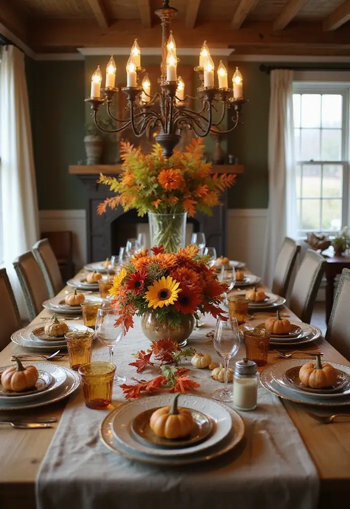 30 Huge Dining Room Layouts That Wow Every Guest - 21. Seasonal Decor Changes