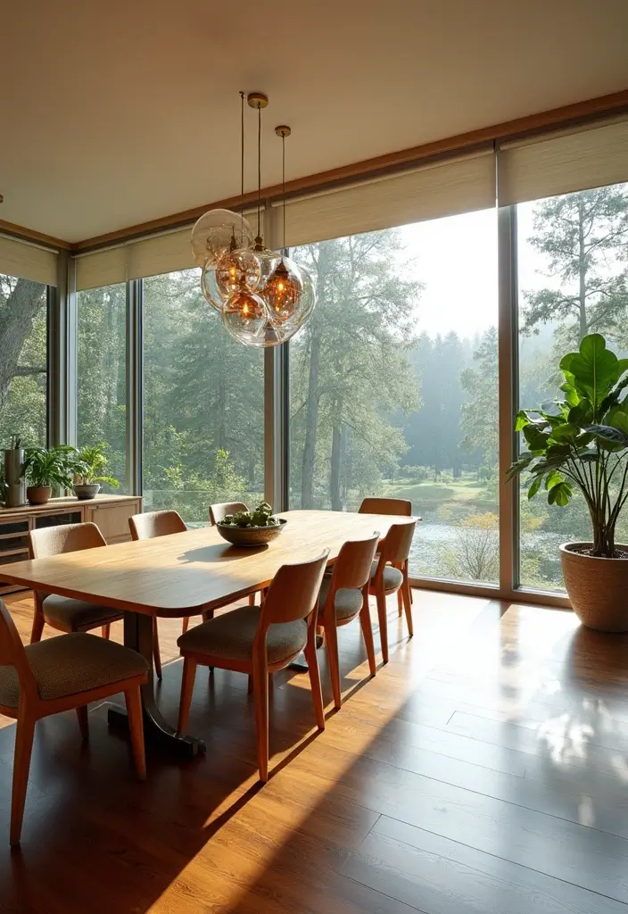 30 Huge Dining Room Layouts That Wow Every Guest - 26. Open Window Views