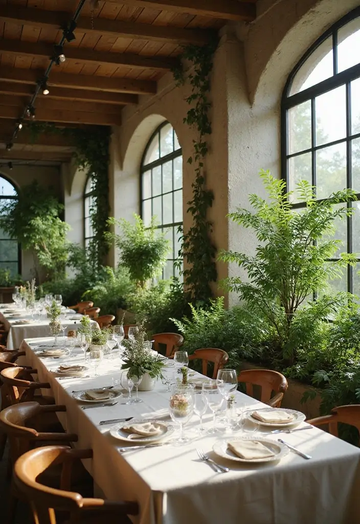 30 Huge Dining Room Layouts That Wow Every Guest - 27. Indoor Gardens