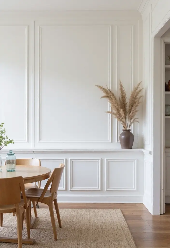 30 Wainscoting Dining Room Inspirations Full of Charm - 26. Vertical Lines in Wainscoting
