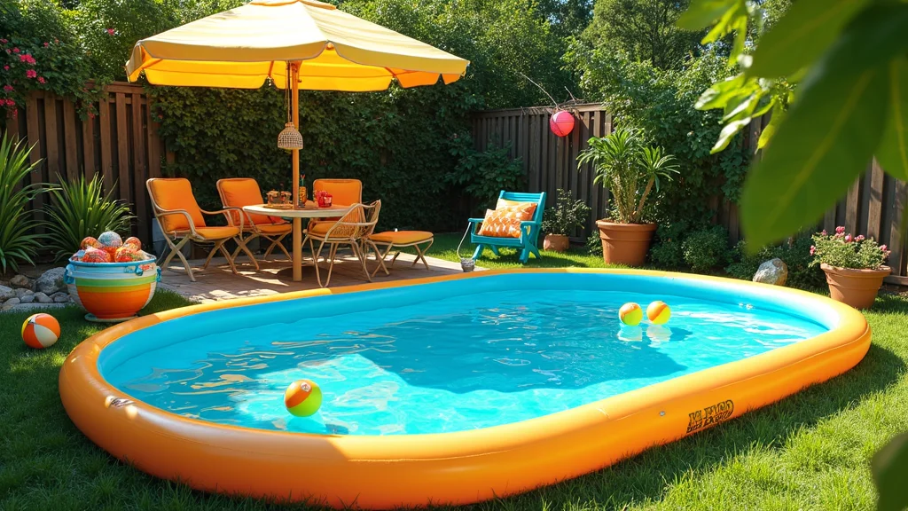 10 Backyard Blow Up Pool Ideas for Simple Cool Summer Fun