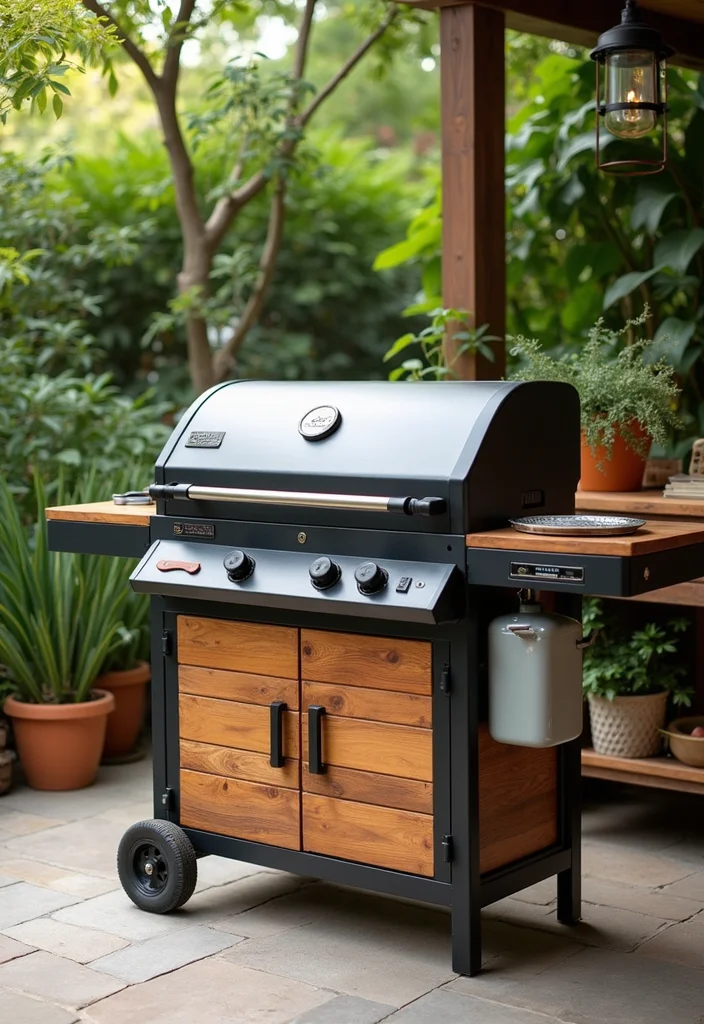 12 Backyard Patio Kitchen Ideas for Fun Functional Outdoor Cooking - 3. Eco-Conscious BBQ Grill Options