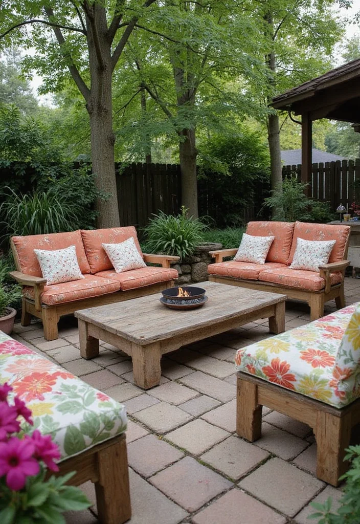 12 Backyard Patio Seating Ideas for Comfortable Relaxed Arrangements 1 12 Backyard Patio Seating Ideas for Comfortable Relaxed Arrangements 1. Reclaimed Wood Benches