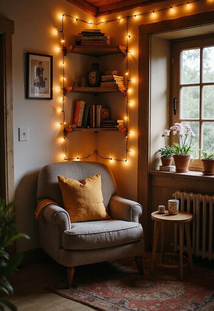 12 Bedroom Library Ideas for Cozy Warm Reading Retreats - 1. Corner Book Nook