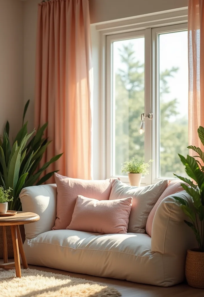 12 Cottagecore Bedroom Ideas for Sweet Cozy Pastel Charm - 4. Cozy Reading Nook